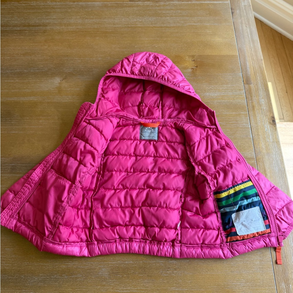 Primary Fuchsia Puffer Jacket - Picture 2 of 4